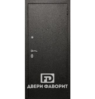 Дверь недорогая с цинкогрунтом и винилискожей