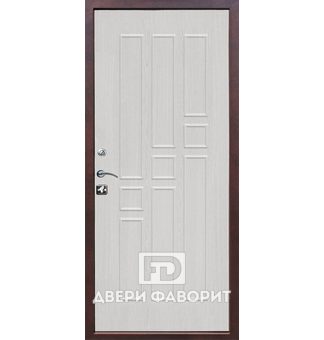 Недорогая дверь (белый МДФ)