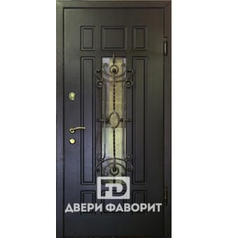 Дверь со стеклом (терморазрыв)