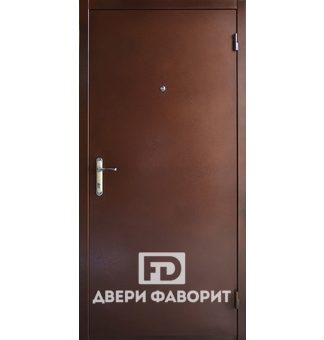 Дверь с терморазрывом и одним замком