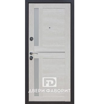 Дверь с терморазрывом, белый экошпон