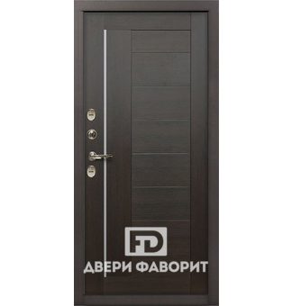 Дверь металлическая с терморазрывом, отделка экошпон