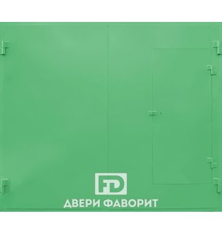 ворота гаражные металлические
