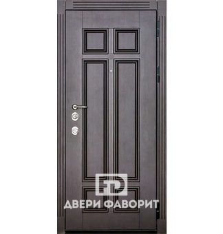 Недорогая дверь с отделкой МДФ