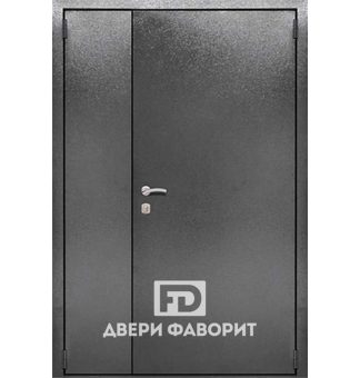 Двустворчатая антивандальная дверь в тамбур