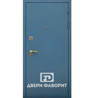 Уличная металлическая дверь с терморазрывом (цинкогрунт)