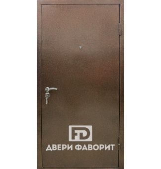 Уличная металлическая дверь с цинкогрунтом