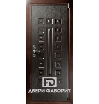 Двери железная с отделкой МДФ