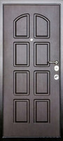 миниатюра - недорогая металлическая дверь с МДФ - МД-1695 - _mdf001-2